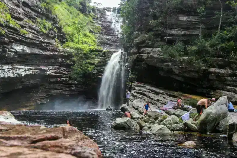 Cachoeira do Sossego na Chapada Diamantina Cachoeira do Sossego na Chapada Diamantina