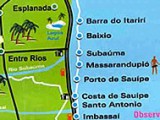 Mapa Costa dos Coqueiros na Bahia Mapa Costa dos Coqueiros na Bahia