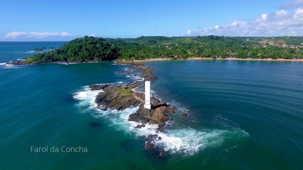 Farol na Praia da Concha em Itacaré Farol na Praia da Concha em Itacaré