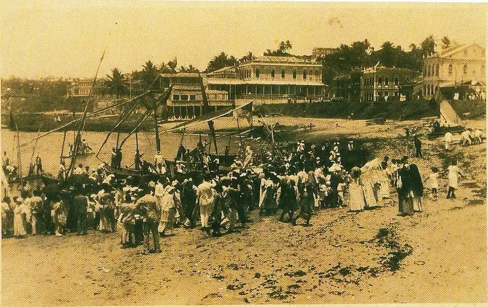 Festa de Iemanjá na praia do Rio Vermelho, Salvador em 1919 Festa de Iemanjá na praia do Rio Vermelho, Salvador em 1919