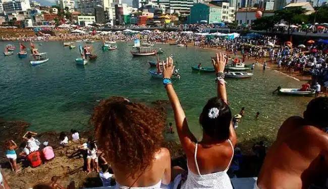 Festa de Iemanjá na praia do Rio Vermelho em Salvador Festa de Iemanjá na praia do Rio Vermelho em Salvador