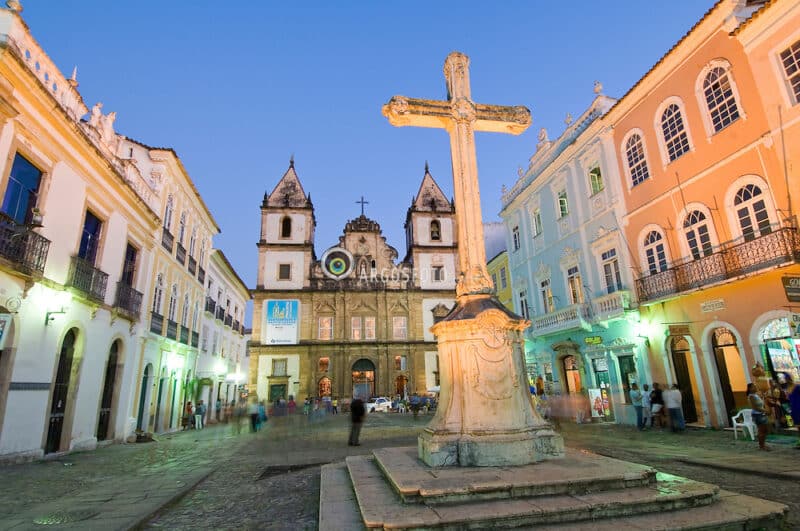Largo Cruzeiro de Sao Francisco em Salvador. Largo Cruzeiro de Sao Francisco em Salvador.