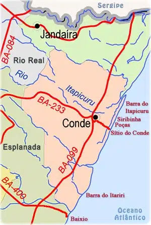 Mapa de Conde BA