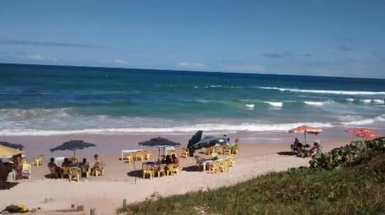 Praia Mar Grande na Ilha de Itaparica Praia Mar Grande na Ilha de Itaparica