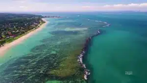 Praia da Penha na Ilha de Itaparica