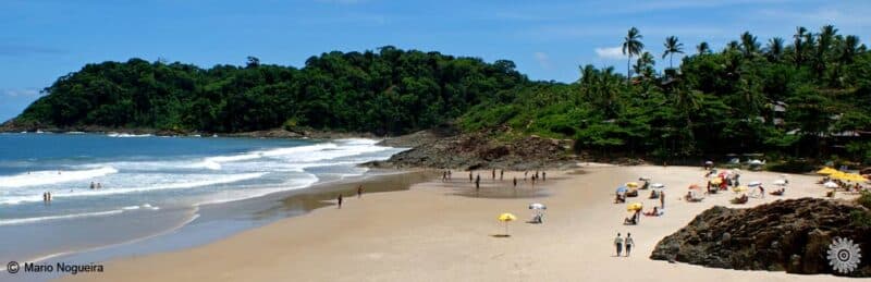 Praia da Tiririca em Itacaré Praia da Tiririca em Itacaré