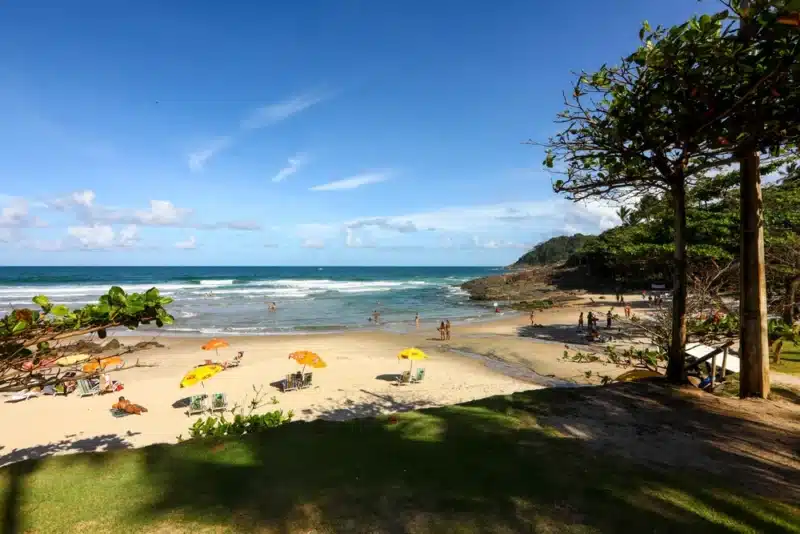 Praia da Tiririca em Itacaré Praia da Tiririca em Itacaré