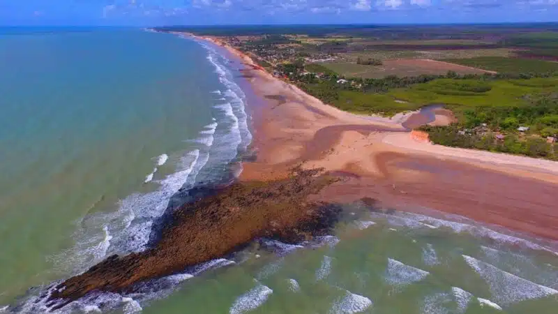 Praia do Riacho Doce em Mucuri Praia do Riacho Doce em Mucuri