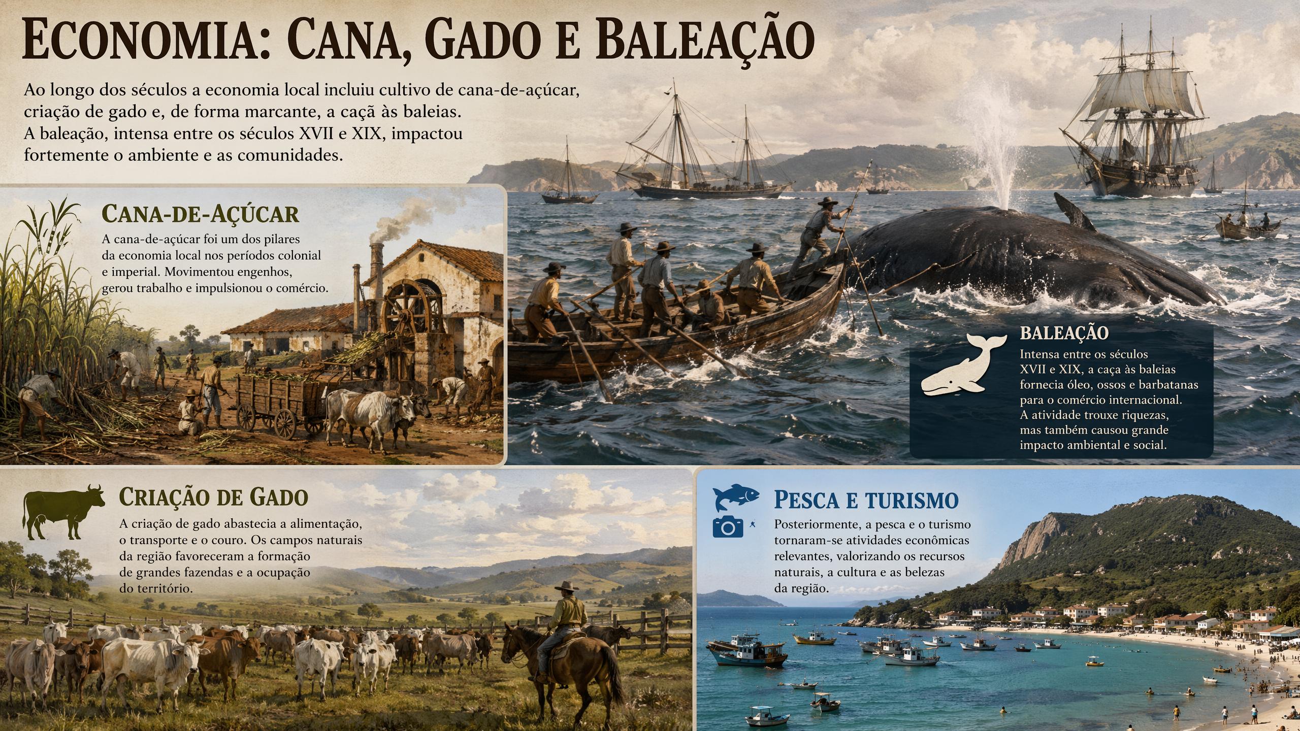 Cena histórica realista retratando Caramuru mediando entre indígenas e colonizadores, com paisagem colonial (engenho, fortificação e habitações). Cena histórica realista retratando Caramuru mediando entre indígenas e colonizadores, com paisagem colonial (engenho, fortificação e habitações).