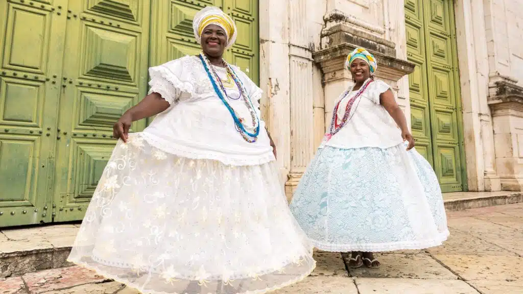 Traje das Baianas Traje das Baianas
