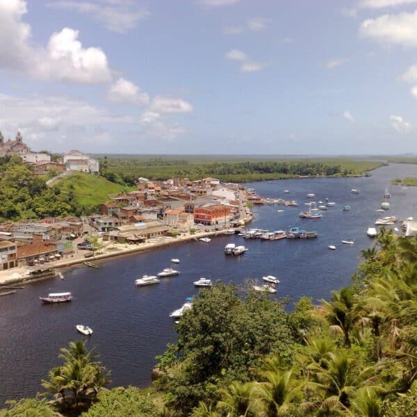 cidade de Camamu na Bahia