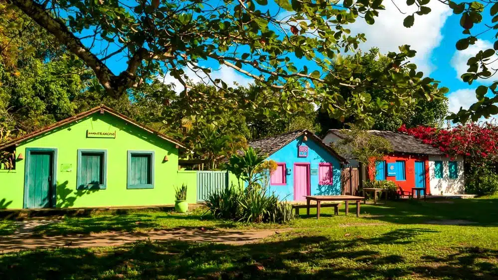 Praça do Quadrado em Trancoso Trancoso na Bahia
