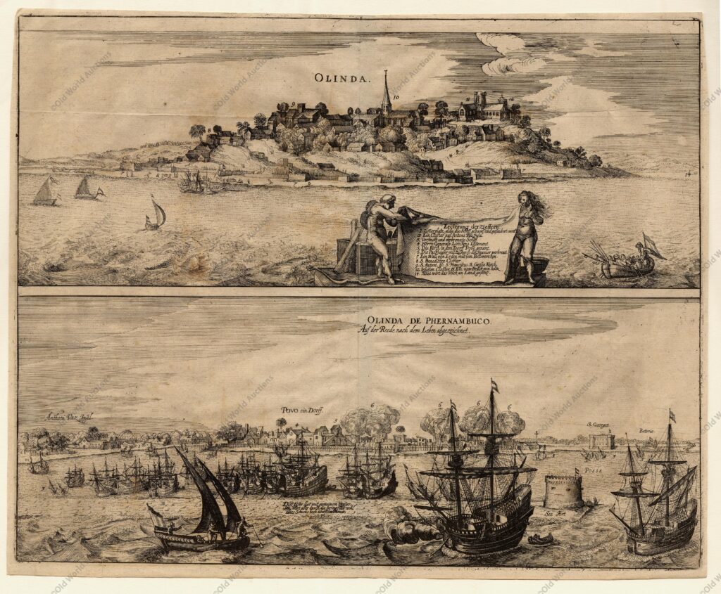 Olinda de Pernambuco - Merian, Matthaus, 1634 Olinda de Pernambuco - Merian, Matthaus, 1634