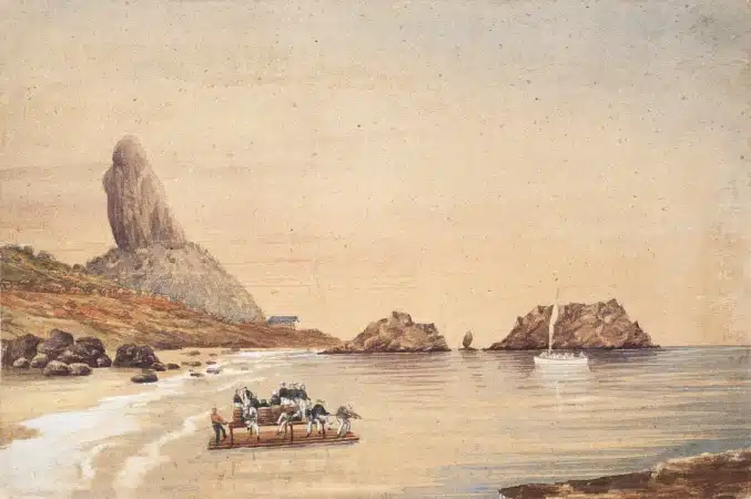 Oficiais no Mar, Destaque para o Morro do Pico de 1830 Oficiais no Mar, Destaque para o Morro do Pico de 1830