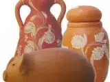 Peças típicas de barro Peças típicas de barro