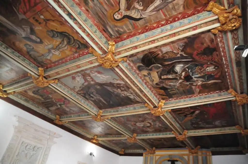 Pintura do teto com os passos da Santa Teresa Pintura do teto com os passos da Santa Teresa
