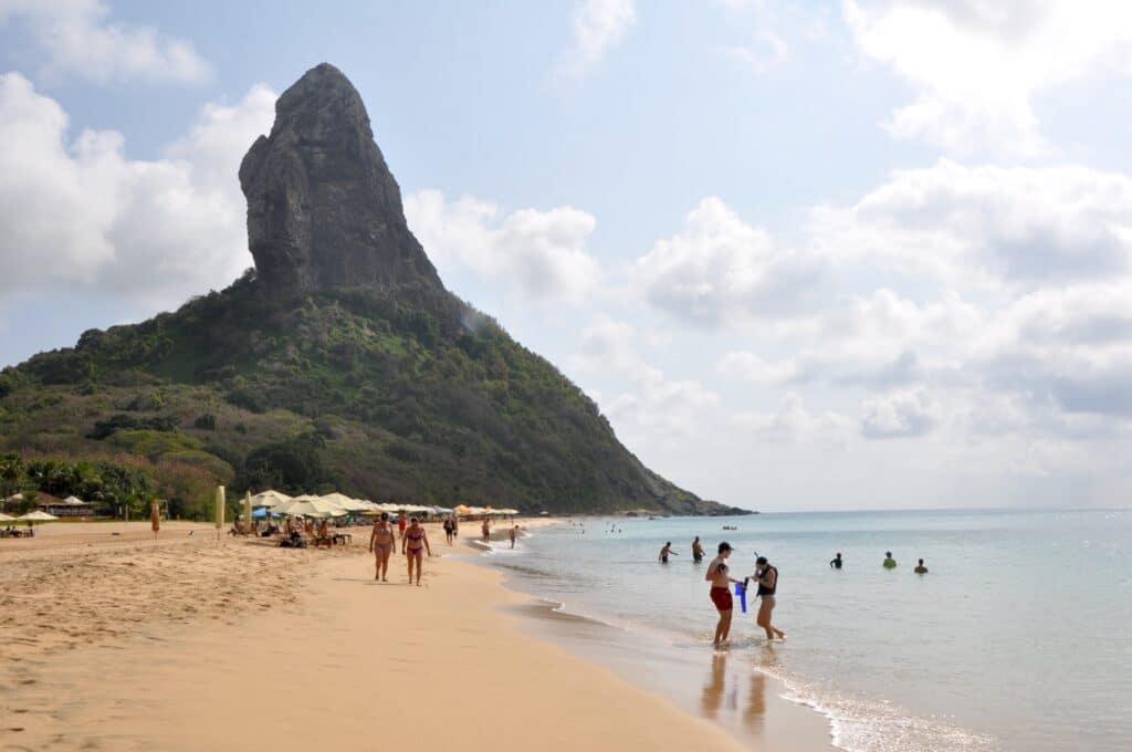 Praia da Conceição em Fernando de Noronha Praia da Conceição em Fernando de Noronha