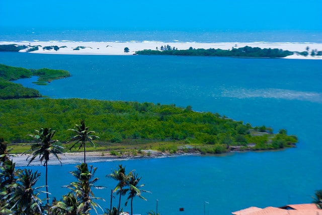 Rio Preguiças no Parque Nacional dos Lençóis Maranhenses rio Preguiças no Parque Nacional dos Lençóis Maranhenses