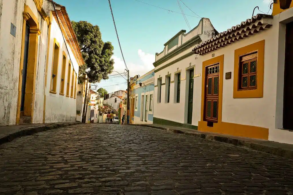 Rua do Amparo em Olinda PE Rua do Amparo em Olinda PE