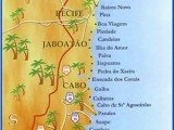 mapa do litoral de Pernambuco mapa do litoral de Pernambuco