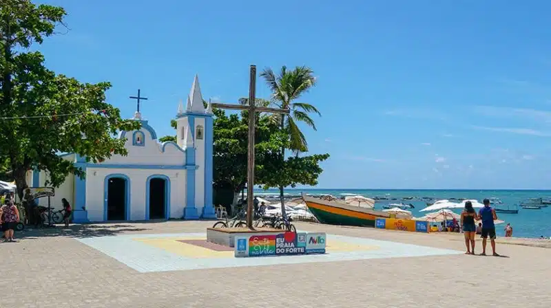 Capela de São Francisco de Assis na Praia do Forte Capela de São Francisco de Assis na Praia do Forte