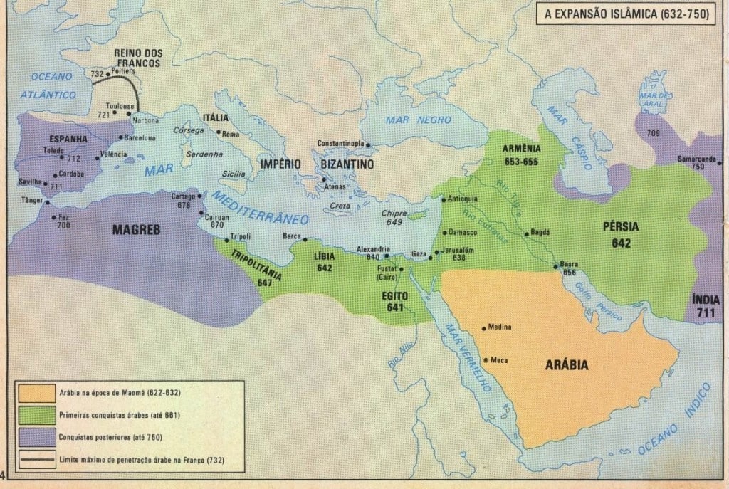 O império islâmico entre 632 a 750. Os árabes foram os responsáveis por direta ou indiretamente levarem a cana-de-açúcar para a África e a Europa. O império islâmico entre 632 a 750. Os árabes foram os responsáveis por direta ou indiretamente levarem a cana-de-açúcar para a África e a Europa.
