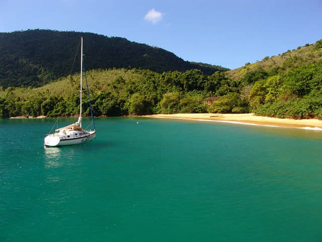 Praia do Sul da Ilha Anchieta