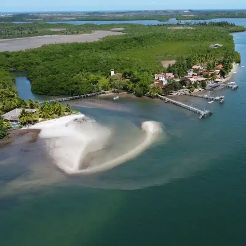 Península de Maráu Ilha do Sapinho na Península de Maráu