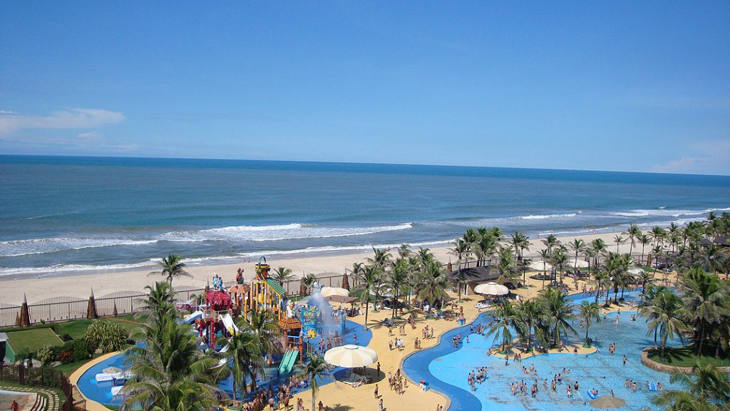 Beach Park na praia Porto das Dunas - Aquiraz no Ceará Aquiraz no Ceará