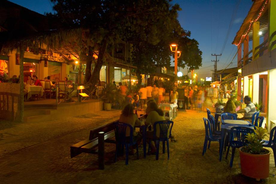 Broadway em Canoa Quebrada no Ceará Broadway em Canoa Quebrada no Ceará