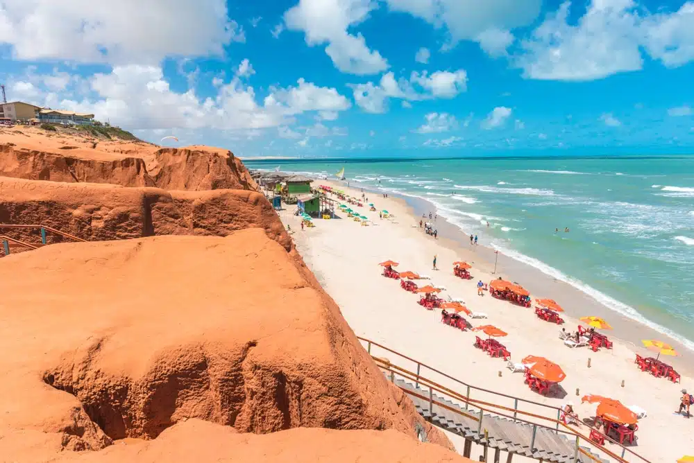 Praia de Canoa Quebrada Praia de Canoa Quebrada em Aracati CE