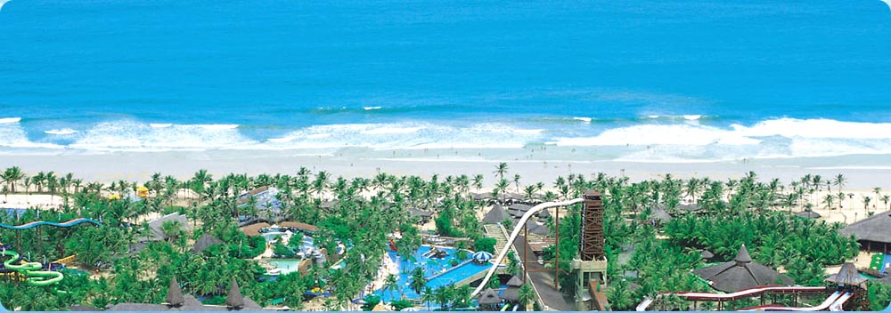 Praia de Porto das Dunas em Aquiraz no Ceará Praia de Porto das Dunas em Aquiraz no Ceará