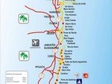 Mapa das praias de Pernambuco Mapa das praias de Pernambuco