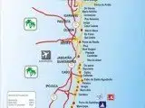 Mapa das praias de Pernambuco Mapa das praias de Pernambuco
