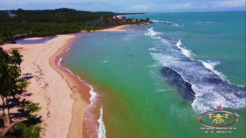 Praia de Riacho Doce em Maceió Praia de Riacho Doce em Alagoas
