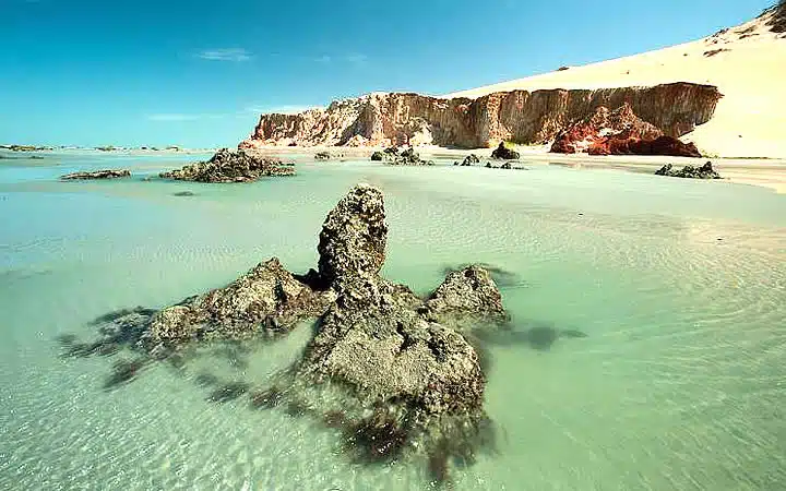 Praia de Ponta Grossa em Icapuí Praia de Ponta Grossa em Icapuí