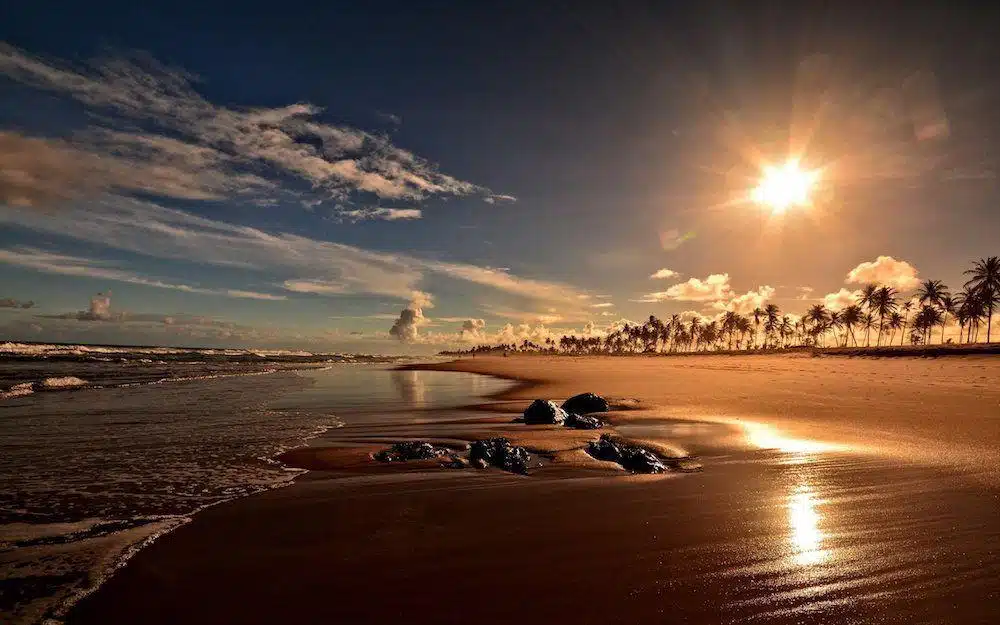Praia Costa do Sauípe na Bahia