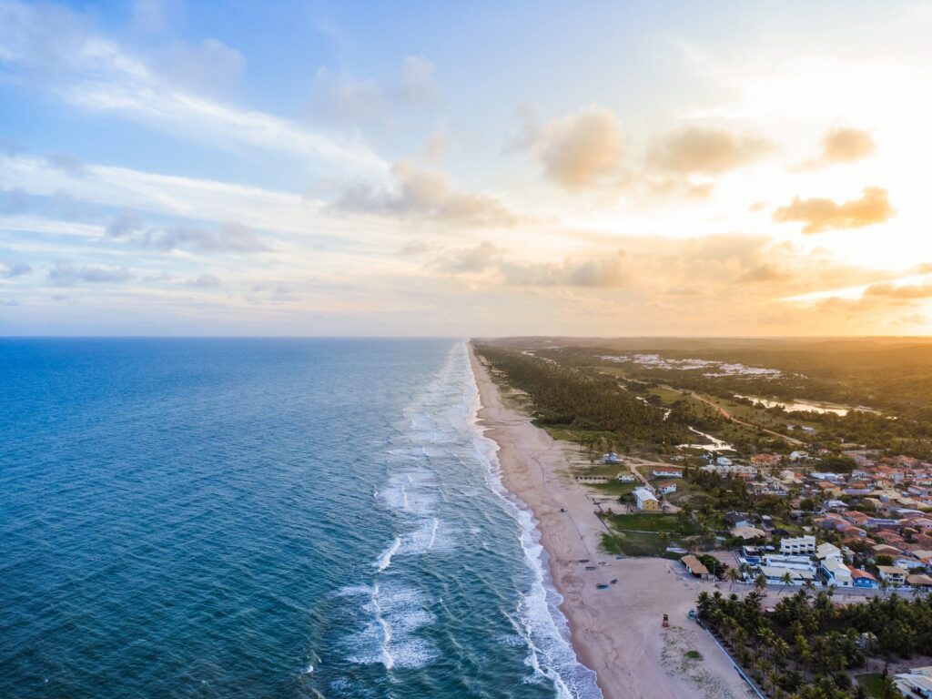 Vista aérea de Baixio na Bahia Vista aérea de Baixio na Bahia