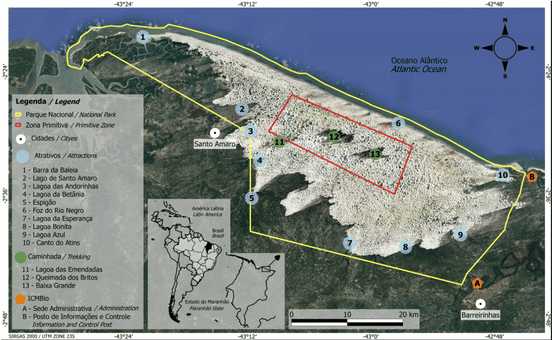 Atrativos do Parque Nacional dos Lençóis Maranhenses Atrativos do Parque Nacional dos Lençóis Maranhenses