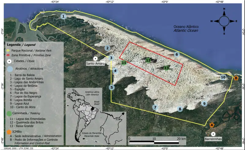 Atrativos do Parque Nacional dos Lençóis Maranhenses Atrativos do Parque Nacional dos Lençóis Maranhenses