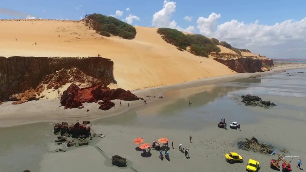 Praia de Ponta Grossa em Icapuí Praia de Ponta Grossa em Icapuí