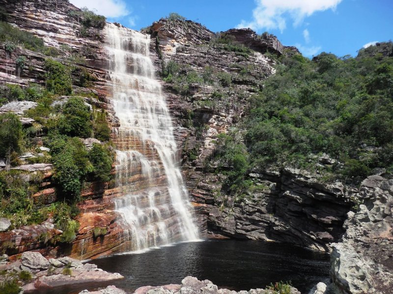 Cachoeira do Bom Jardim em Itaetê na Chapada Diamantina Cachoeira do Bom Jardim em Itaetê na Chapada Diamantina