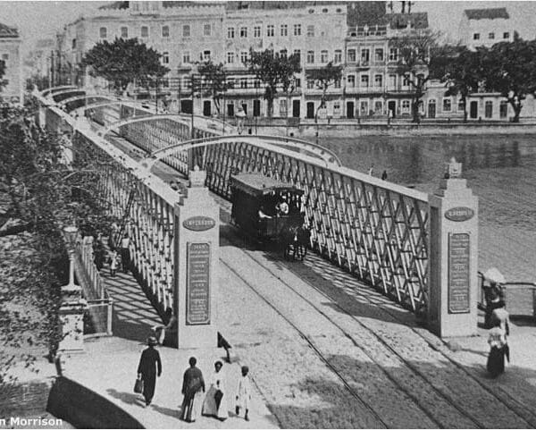 Bondes do Recife - Bonde na Ponte da Boa Vista