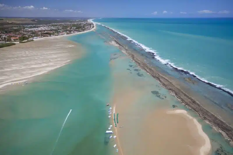 Praia de Barra de São Miguel em Alagoas Praia de Barra de São Miguel