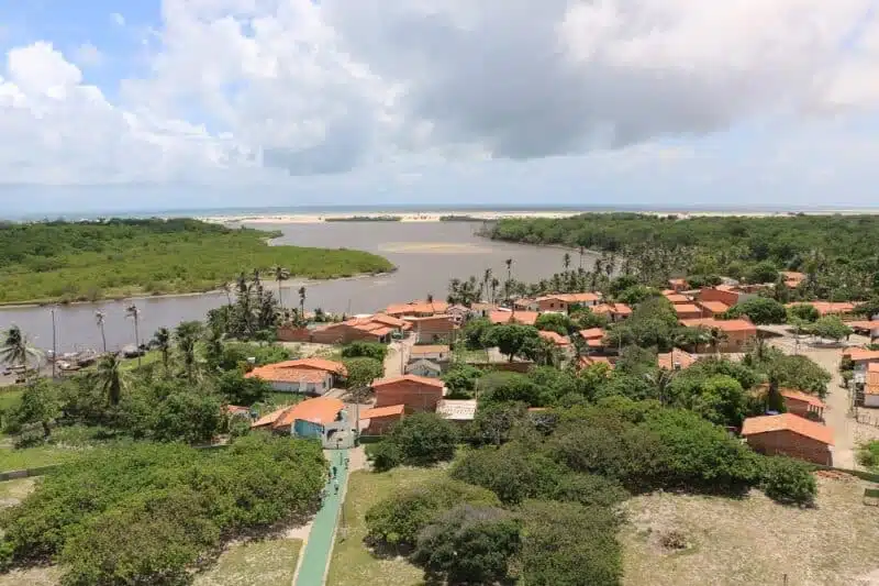 Vila de Mandacaru no Parque Nacional dos Lençóis Maranhenses Vila de Mandacaru no Parque Nacional dos Lençóis Maranhenses