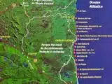 Mapa de Prado e Cumuruxatiba BA