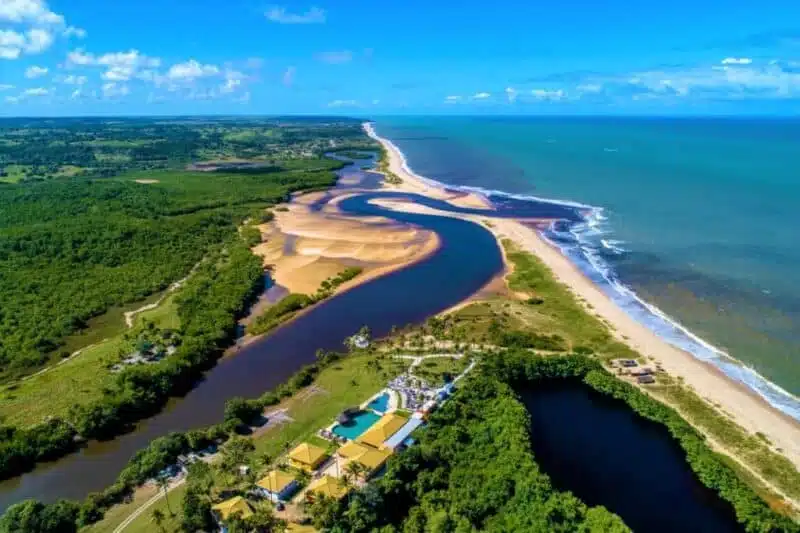 Praia de Barra do Abiaí em Pitimbu Praia de Barra do Abiaí em Pitimbu