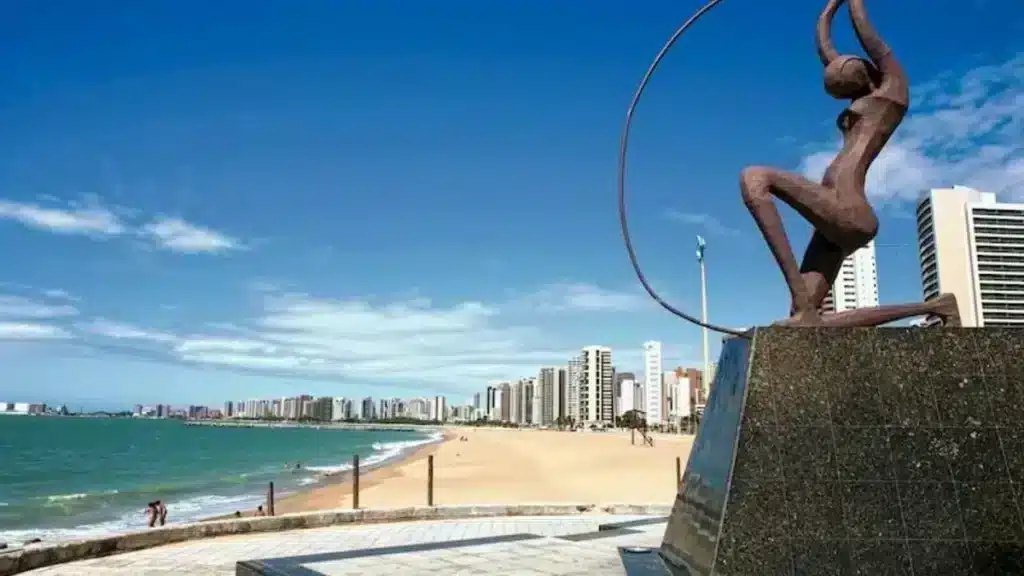 Iracema Beach in Fortaleza Iracema Beach in Fortaleza