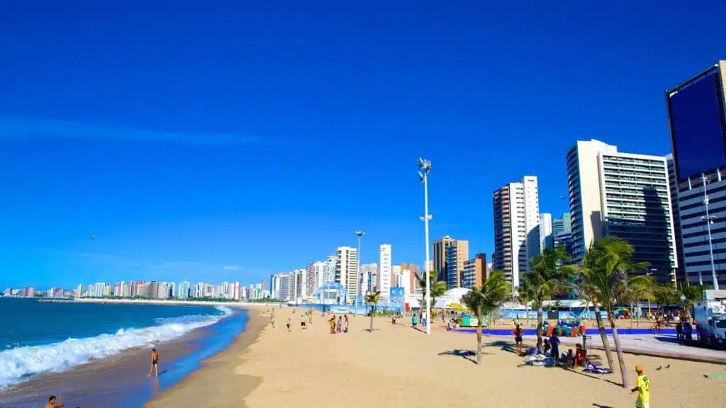 Praia do Meireles em Fortaleza Praia do Meireles em Fortaleza