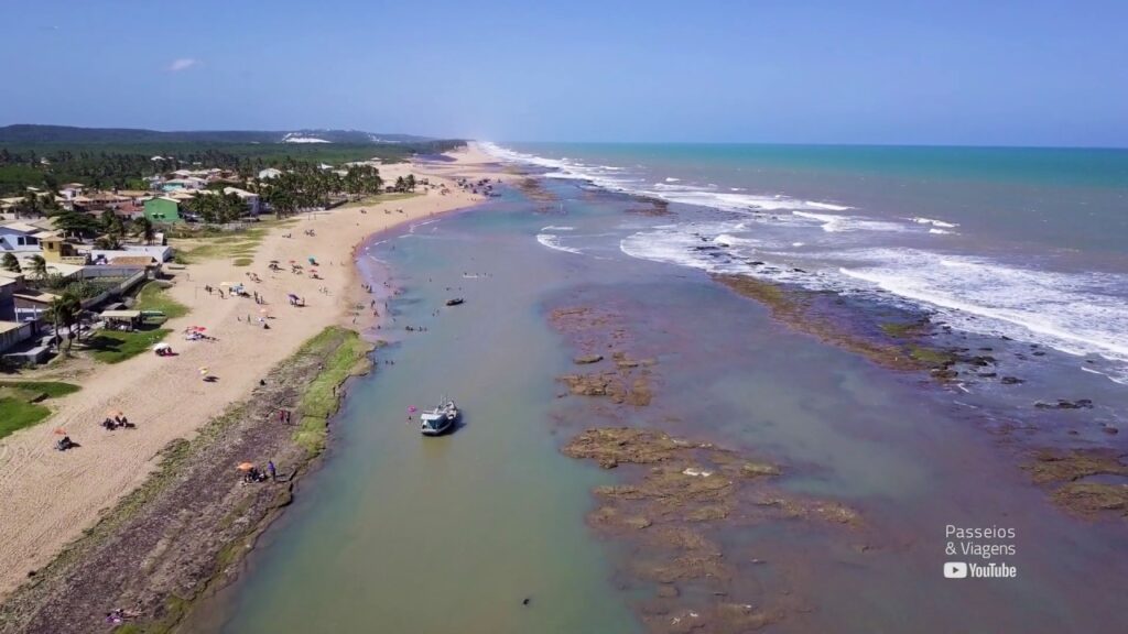 Praia de Subaúma na Bahia